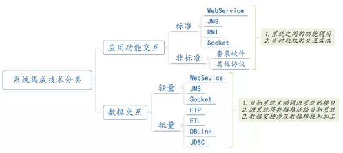 系統集成技術分類 賦能信息系統的多元化服務